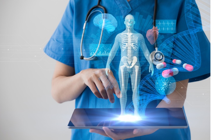 Medical technology concept. Electronic medical record.